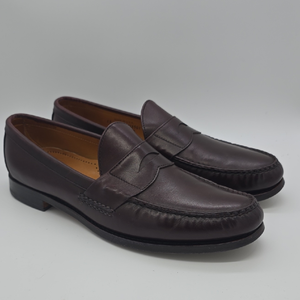 Allen Edmonds Espresso Brown Leather Penny Loafers